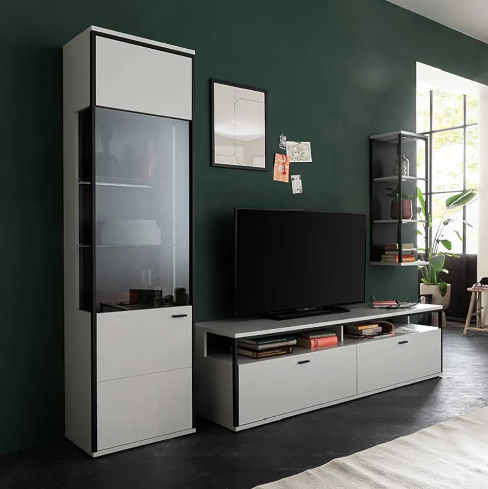 TV-Wohnwandmöbel Kombination - Loazin (dreiteilig)