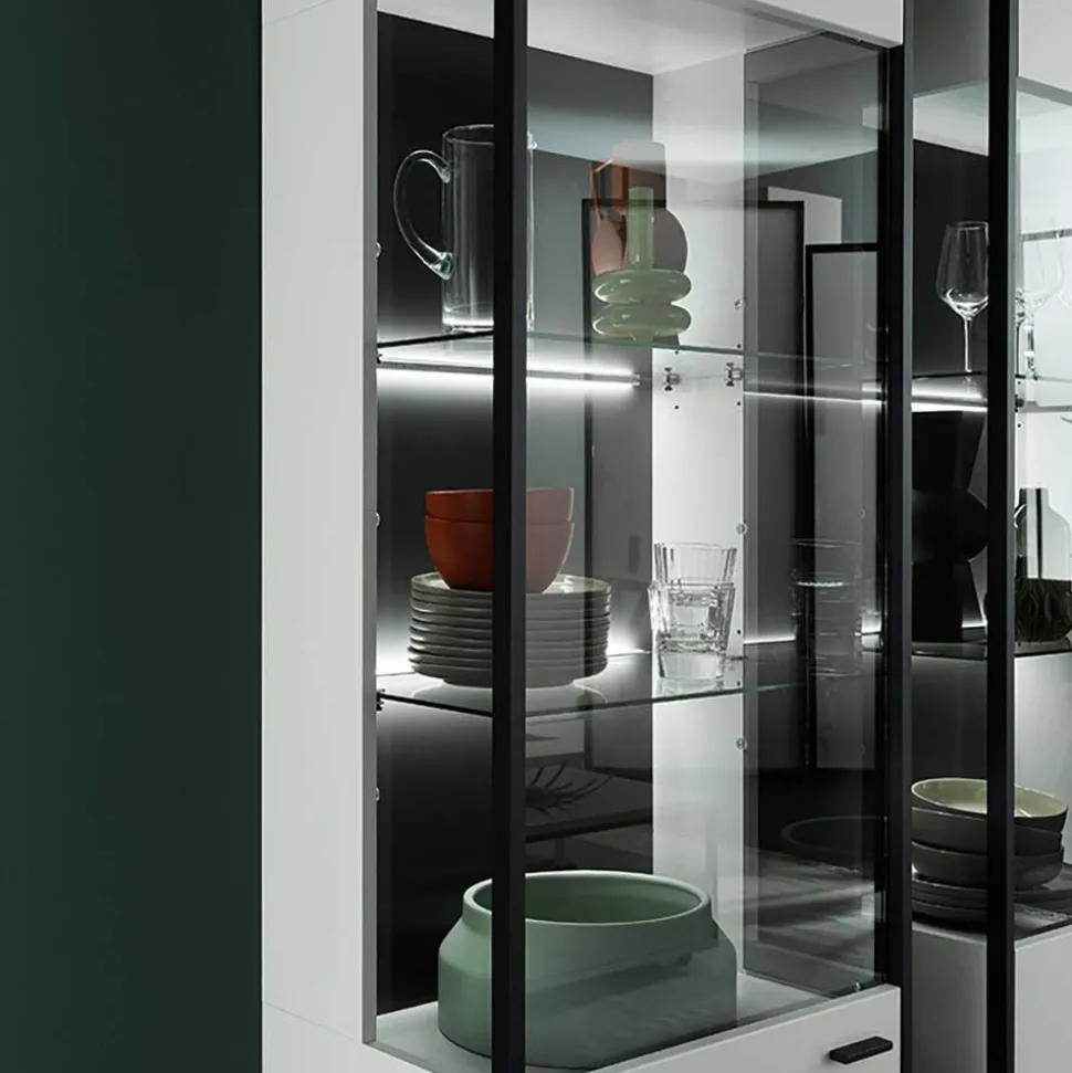 TV-Wohnwandmöbel Kombination - Loazin (dreiteilig)