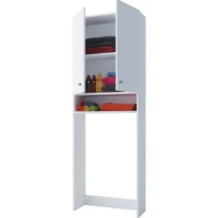 Umbauschrank für Waschmaschinen in Weiß - Daglinda