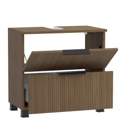 Unterbeckenschrank in dunkler Eiche Holzoptik - Ucaida