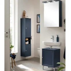 Unterbeckenschrank in Dunkelblau - Canyon
