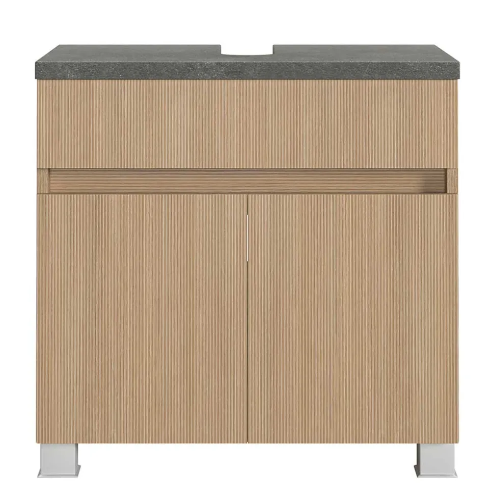 Unterbeckenschrank in Eiche Hell Dekor - Leitha