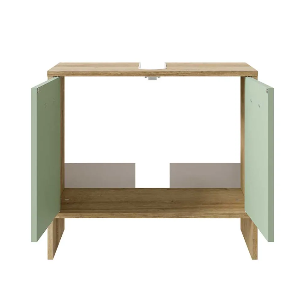 Unterbeckenschrank in Graugrün - Silevos