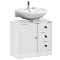 Unterbeckenschrank mit drei Schubladen & Tür - Gorgona