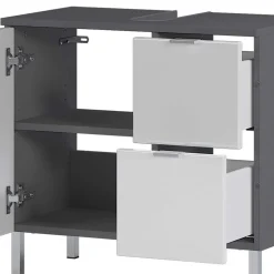 Unterbeckenschrank mit zwei Schubladen & Tür - Otrus
