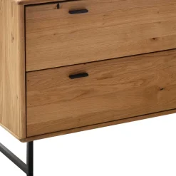 Unterschrank für Fernseher mit zwei Schubladen & Tür - Flacona