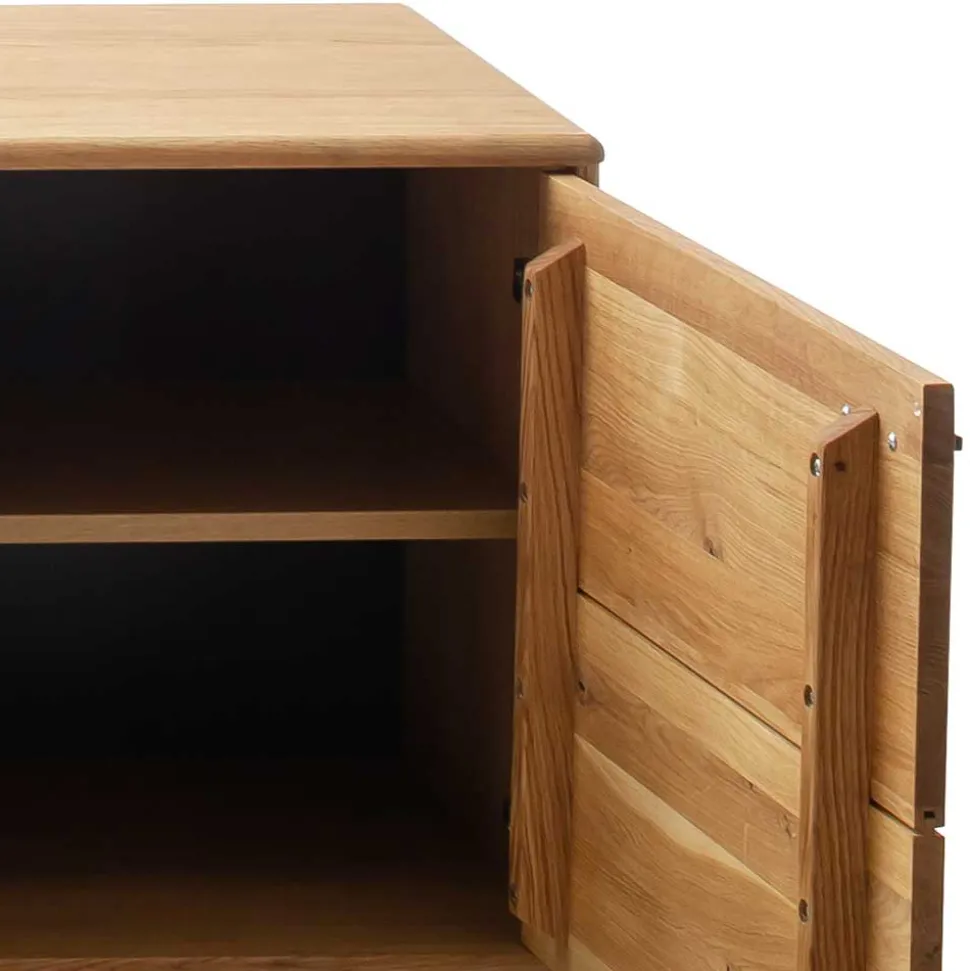 Unterschrank für Fernseher mit zwei Schubladen & Tür - Flacona