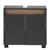 Unterschrank für Waschbecken in Anthrazit - Marcius