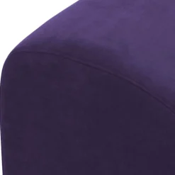 Velours Hocker in Violett - Cregorian