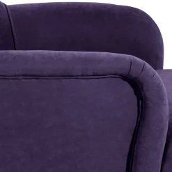 Velours Polstersessel in Violett - Beliava
