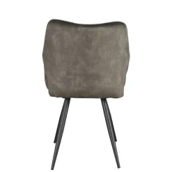 Velours Tischsessel in Dunkelgrün - Clarendon