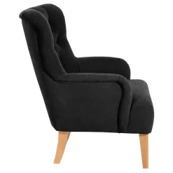 Velours-Polstersessel im Vintage Design - Fayeowa