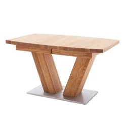 Verlängerbarer Bootsdesign Tisch aus Wildeiche - Peng