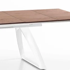 Verlängerbarer Design Esstisch zweifarbig - Sanatate