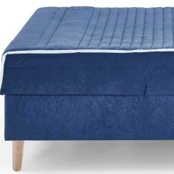 Verstellbare Daybed Polsterliege in Blau Samt - Blackbird