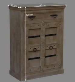 Vertiko Schuhkommode im Shabby Chic - Abid