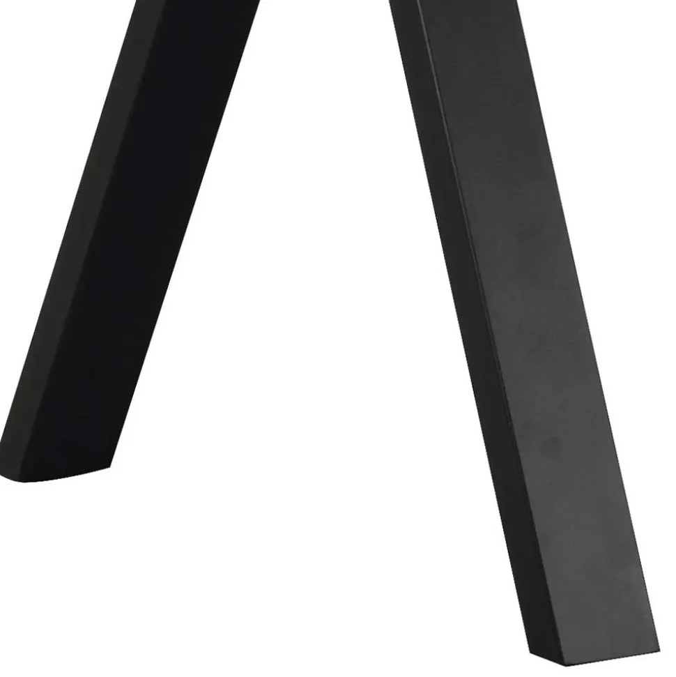 V-Fuß Esstisch in Schwarz - Hungaro