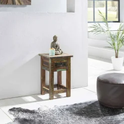 Vintage Ablagetisch Dencig mit Schublade