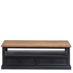 Vintage Couchtisch mit Schubladen & Ablage - Niovan