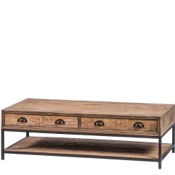 Vintage Couchtisch mit zwei Schubladen - Uvolph