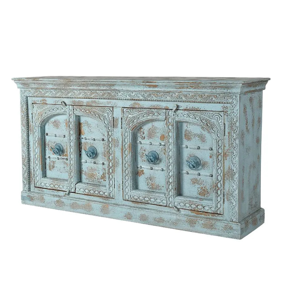 Vintage Design Anrichte in Türkis - Canopuss