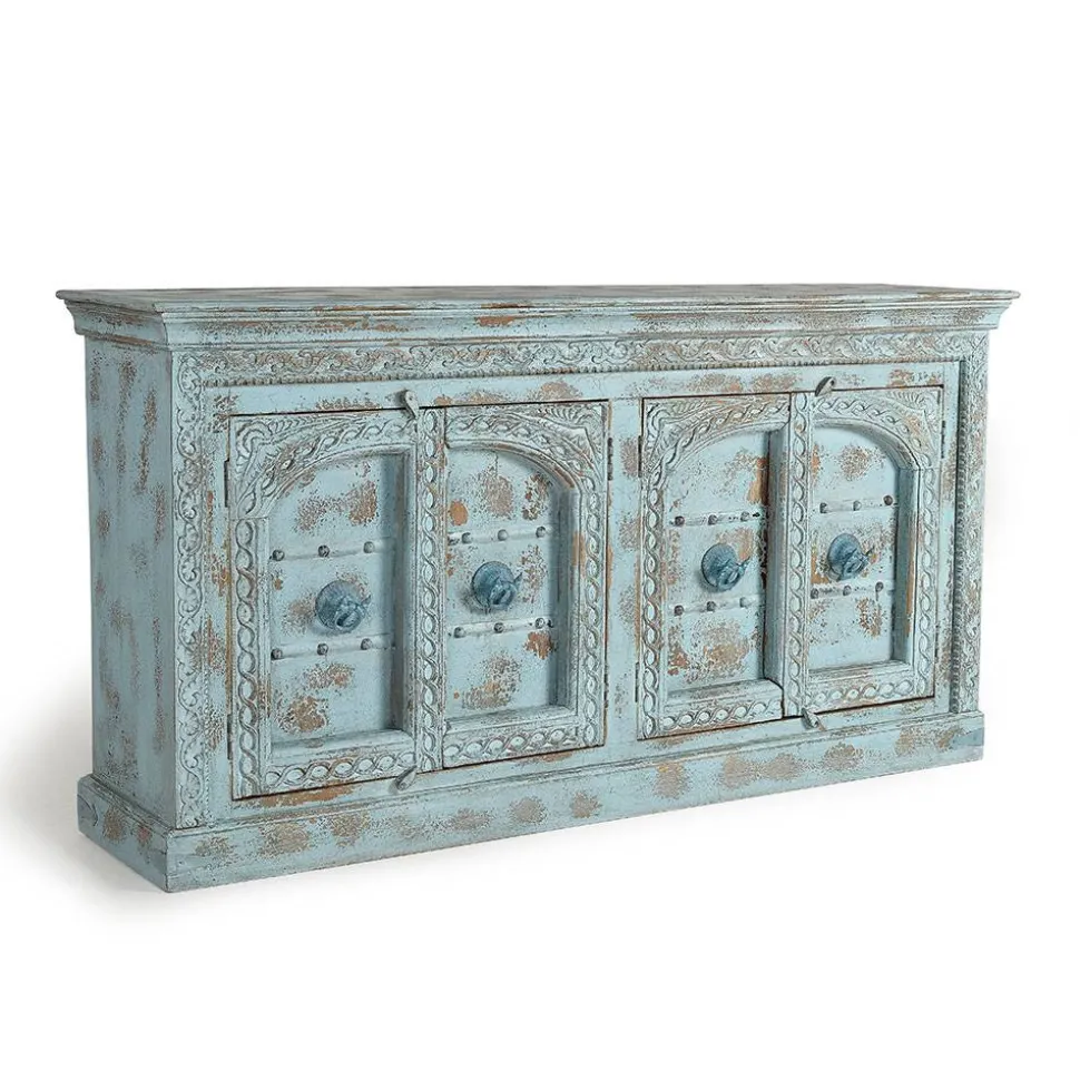 Vintage Design Anrichte in Türkis - Canopuss