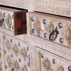 Vintage Design Anrichte in White Wash - Uladan