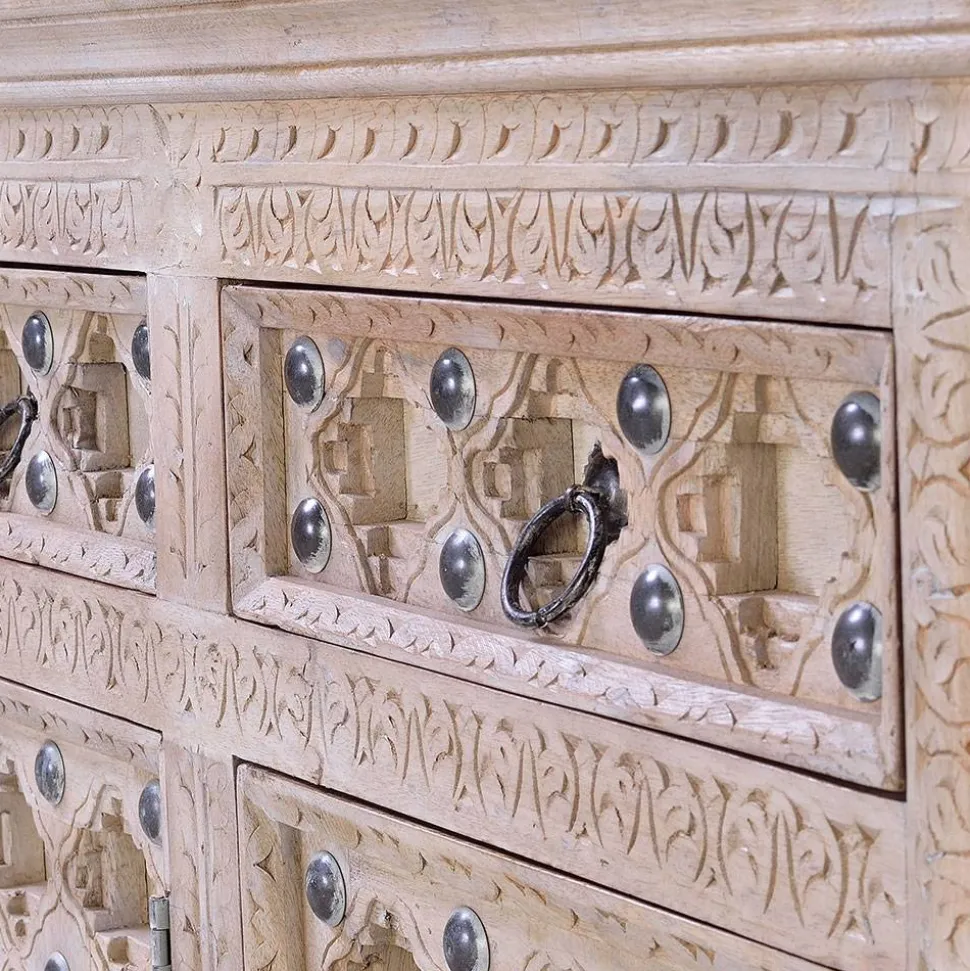 Vintage Design Anrichte in White Wash - Uladan