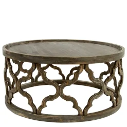 Vintage Design Couchtisch aus Tanne Massivholz - Lenala