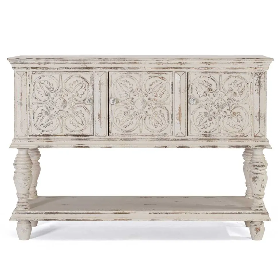 Vintage Design Konsolentisch mit drei Türen - Perolyn