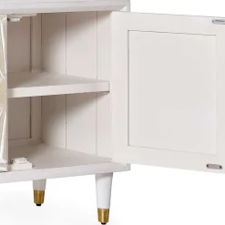 Vintage Design Lowboard aus Mango Massivholz - Triboot