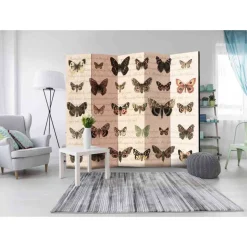 Vintage Design Raumteiler aus Leinwand - Hank