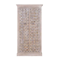 Vintage Design Schrank in White Wash - Uladan