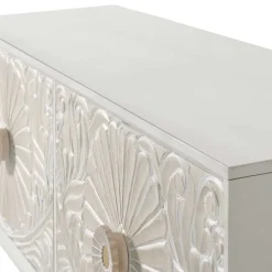 Vintage Design Sideboard aus Mango Massivholz - Triboot