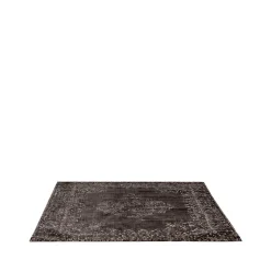 Vintage Design Teppich in Anthrazit - Rocks
