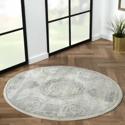 Vintage Design Teppich in hellen Farben - Samanca