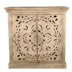 Vintage Dielenmöbel mit Schnitzereien - Runiasa (fünfteilig)