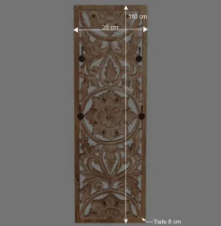 Vintage Dielenmöbel mit Schnitzereien - Runiasa (fünfteilig)