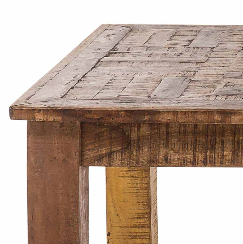 Vintage Esszimmertisch aus Recyclingholz - Bahiro