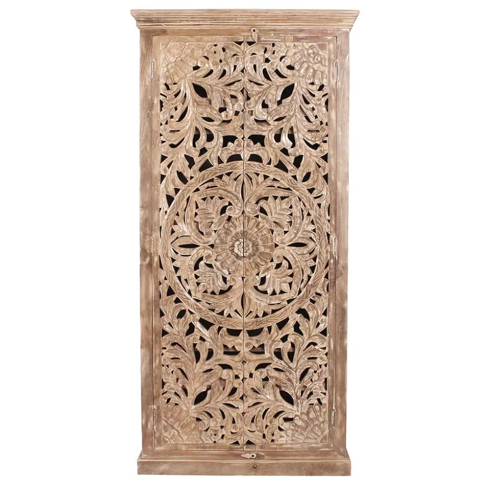 Vintage Flurmöbel aus Holz Sandfarben - Runiasa (sechsteilig)