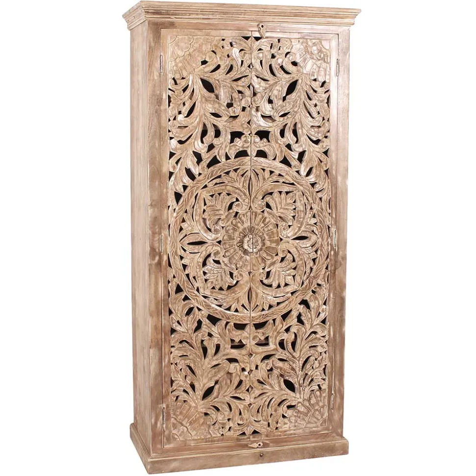 Vintage Flurmöbel aus Holz Sandfarben - Runiasa (sechsteilig)