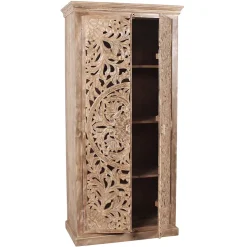 Vintage Flurmöbel aus Holz Sandfarben - Runiasa (sechsteilig)