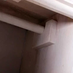 Vintage Flurmöbel aus Holz Sandfarben - Runiasa (sechsteilig)