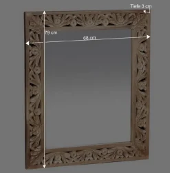 Vintage Flurmöbel aus Holz Sandfarben - Runiasa (sechsteilig)