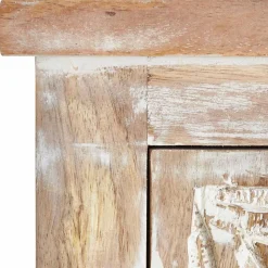 Vintage Kommode in Mangobaum White Wash - Jatama