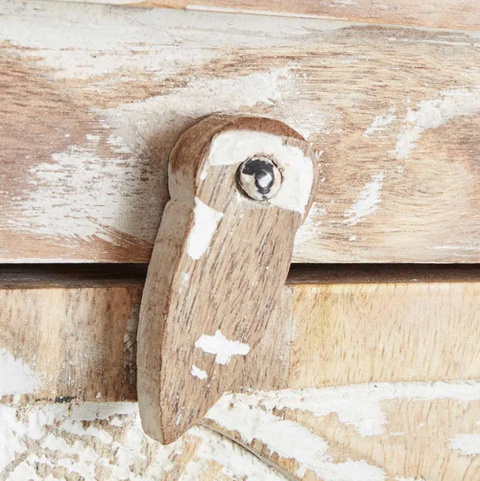 Vintage Kommode in Mangobaum White Wash - Jatama