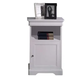 Vintage Kommode in Weiß & Nussbaum - Zarinas