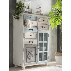 Vintage Landhaus Highboard - romantisch - Sacons