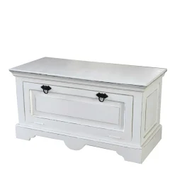Vintage Landhaus Schuhbank in Antikweiß - Wittgenstein