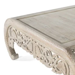 Vintage Opiumtisch in Mangoholz White Wash - Hovalta